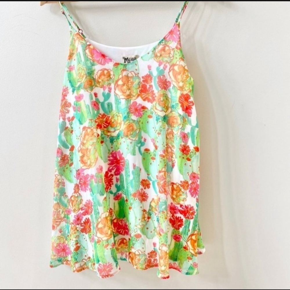 Show Me Your MuMu Flower & Cactus Tank Small
